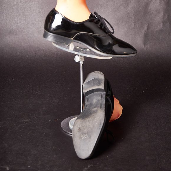 Vintage 1980s Shiny Dress Tuxedo Shoes main image 6